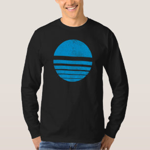 Geometrisches Profil Linien Geometry Dist T-Shirt
