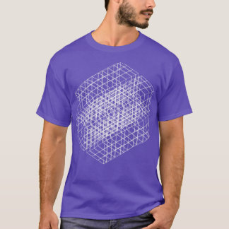 geometrisches Quadrat T-Shirt