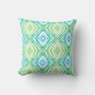 Geometrisches Quadrat und Diamond Kissen