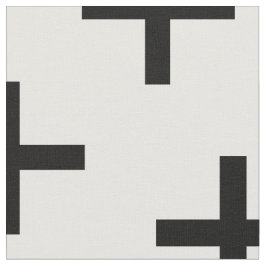 Geometrisches Quermuster-Gewebe Stoff