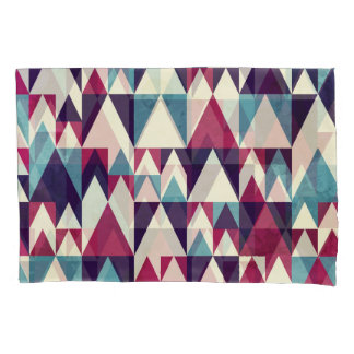 Geometrisches Retro-Dreieck Nahtloses Muster Kissenbezug