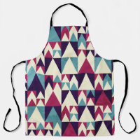 Geometrisches Retro-Dreieck Nahtloses Muster