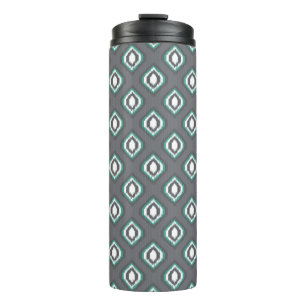 Geometrisches Retro-Ikat-Stammesmuster Thermosbecher