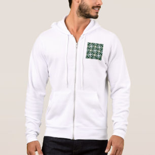 Geometrisches Retro-Kreis-Muster Hoodie