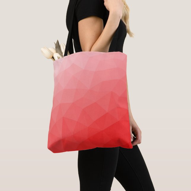 Geometrisches rotes Gefälle (Von Nahem)