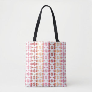 Geometrisches rotes ikat stripes Muster
