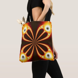 Geometrisches Schwarz-Orange-Design