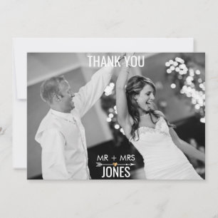 Geometrisches Skull Foto Vielen Dank Dankeskarte