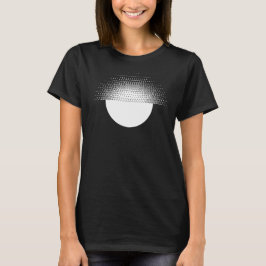 geometrisches Sonnendesign T-Shirt