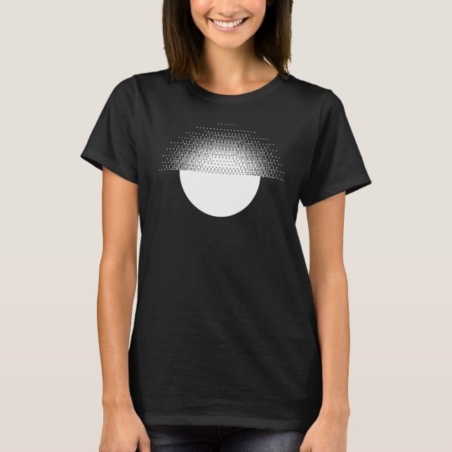 geometrisches Sonnendesign T-Shirt (Vorderseite)