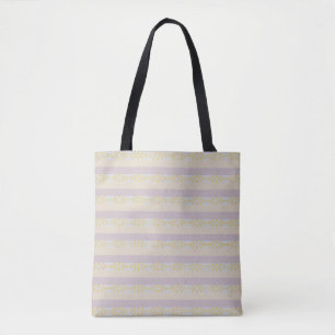 Geometrisches Sonnenstreifen-Muster-Tasche