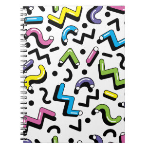 Geometrisches Spiel: Doodle-Formen-Muster Notizblock