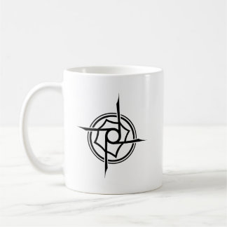 Geometrisches Stammes-Sigil - Abstraktes Stern-Emb Kaffeetasse