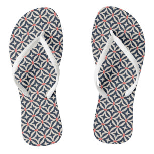 Geometrisches Sternmuster Flip Flops