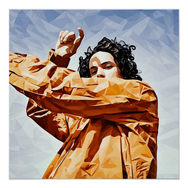 Geometrisches Tanz Poster (Vorderseite)