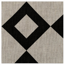 Geometrisches transparenter und schwarzer stoff