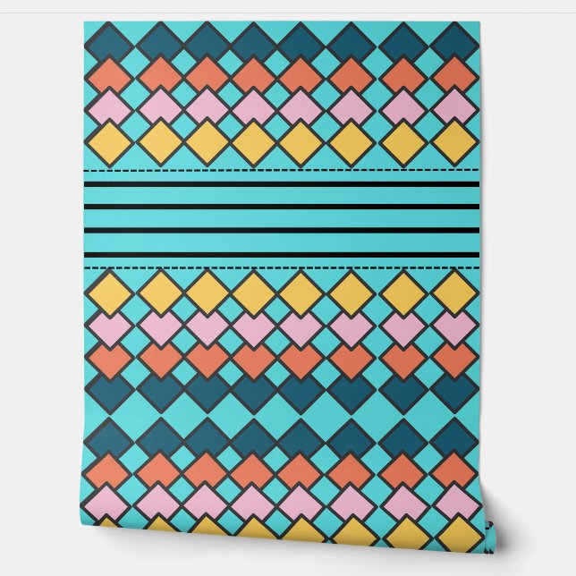 Geometrisches Tri Design Tapete (Abrollen)