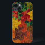 Geometrisches Triangle-Muster iPhone 13 Hülle<br><div class="desc">Geometrisches Triangle-Muster</div>