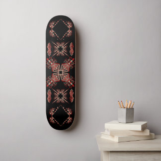 Geometrisches, tribal Inspiriert Design in fett sc Skateboard