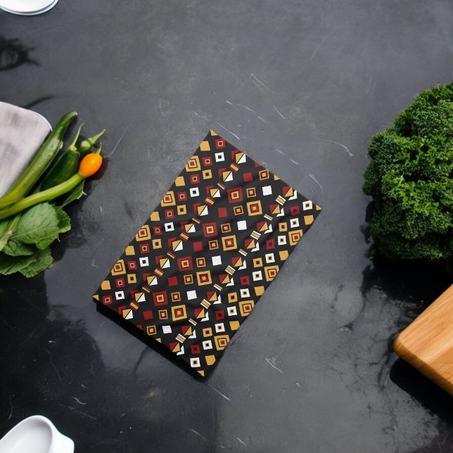 Geometrisches Tribal Muster Geschirrtuch (Kitchen Towel)