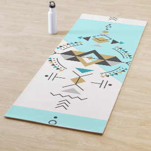 Geometrisches Tribal Yogamatte