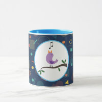Geometrisches Tweety Bird Muster