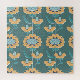 Geometrisches Vintag: Textile nautische Motive Puzzle
