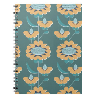 Geometrisches Vintage: Textiles nautisches Motiv Notizblock