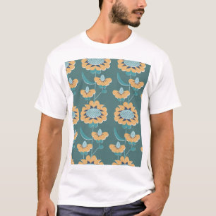 Geometrisches Vintage: Textiles nautisches Motiv T-Shirt