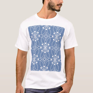 Geometrisches Vintages Muster für Wavy Lines T-Shirt