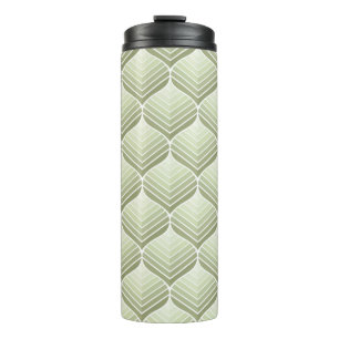 Geometrisches, Vintages, nahtloses Muster. abstrak Thermosbecher