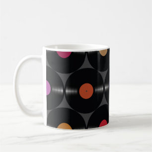 Geometrisches Vinyl: Einfacher Nahtloser Hintergru Kaffeetasse