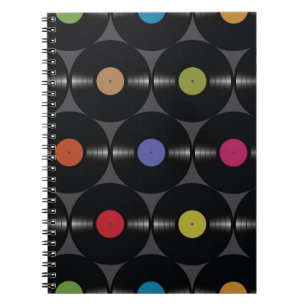 Geometrisches Vinyl: Einfacher Nahtloser Hintergru Notizblock