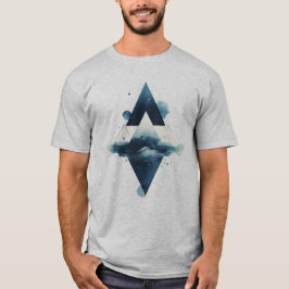 Geometrisches Wasserelement T-Shirt