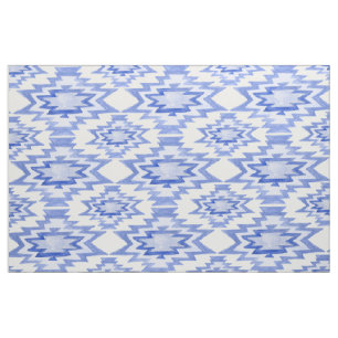 Geometrisches Wasserfarbenmuster Stoff