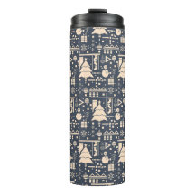 Geometrisches Weihnachtsmuster