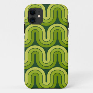 Geometrisches Wellendesign für Retro-Geometrien Case-Mate iPhone Hülle