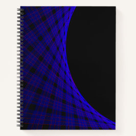 Geometrisches Weltraumteppich-Spiralnotizbuch Notizbuch