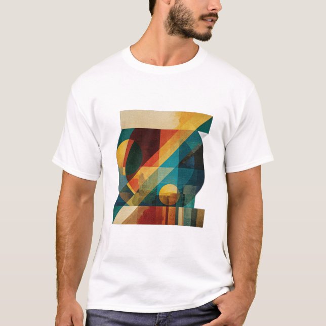 Geometrisches „Z“ – Abstraktes Monogramm aus der M T-Shirt (Vorderseite)
