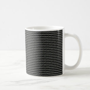 Geometrisches Zeilenmuster - Saubere Kaffeetasse