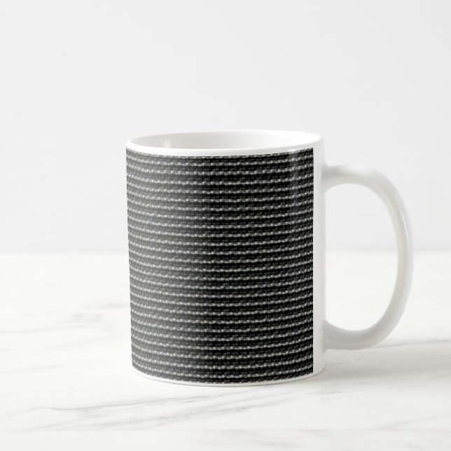 Geometrisches Zeilenmuster - Saubere Kaffeetasse (Rechts)