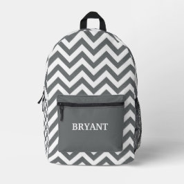 Geometrisches Zig-Zag-Muster Bedruckter Rucksack