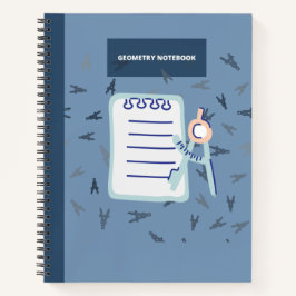 GEOMETRY COMPASS & PAPIERNOTEBOOK NOTIZBUCH