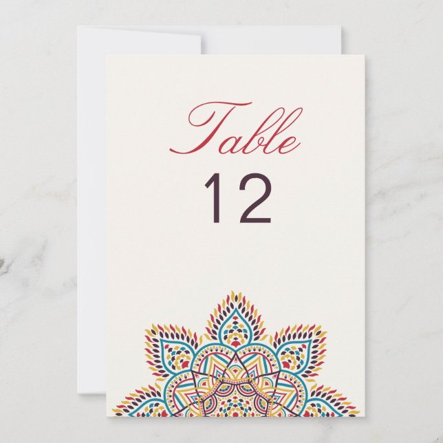 Geometry Glitter Metal Luxury Wedding Table Number Einladung (Vorderseite)