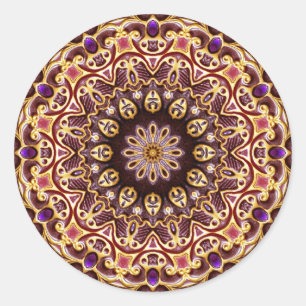 Geometry Jewel Mandala Sticker