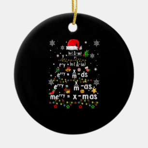 Geometry Math Science Lehrer Weihnachten Keramik Ornament