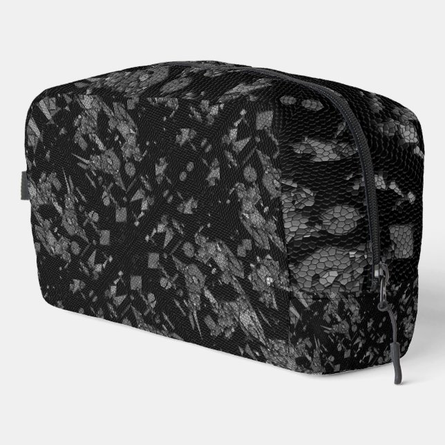 Geometry Mechanism Black Waschbeutel (Rechte Ecke)