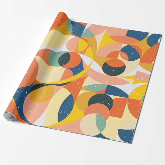 Geometry minimalistic artwork pattern with simple  geschenkpapier (Ungerollt)