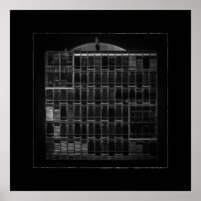 Geometry No 46 with Border Poster (Vorne)