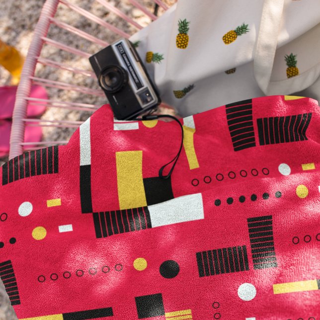 Geometry Polka Streifen Badhandtuch Set (the towels are super unique range and feel extremely soft on your skin.)